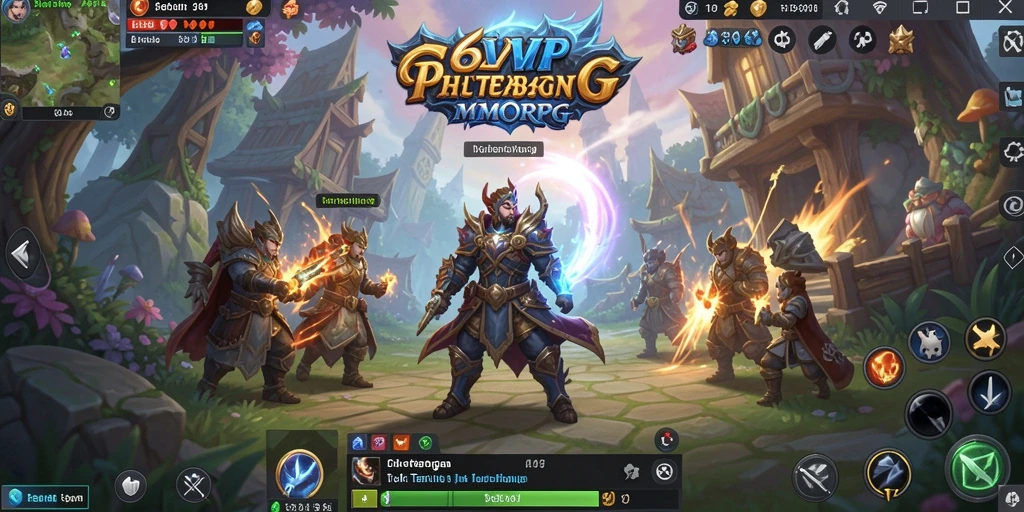 Tampilan gameplay menarik di dunia MMORPG 62VIP.