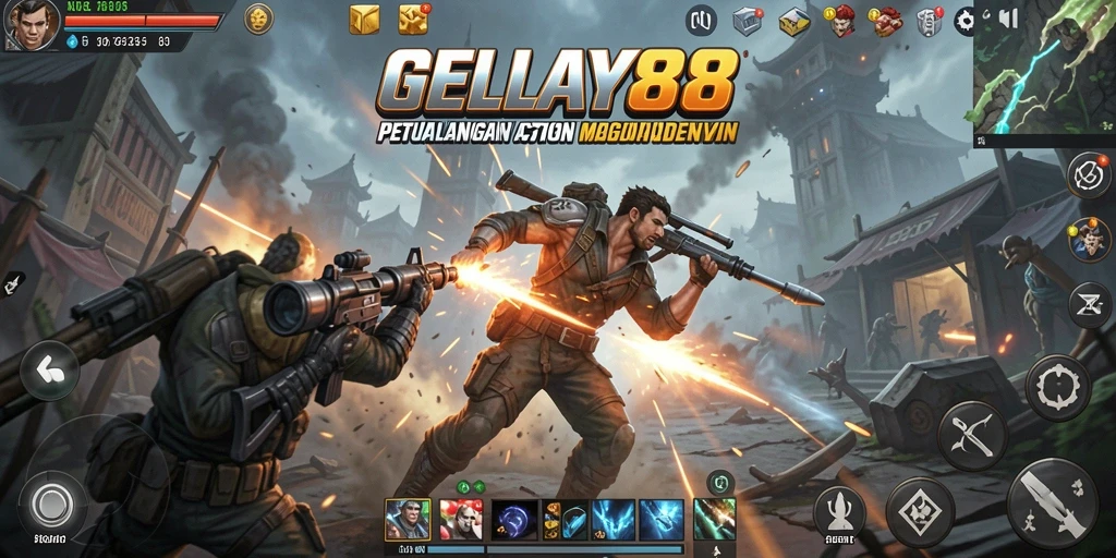 Tampilan gameplay seru dan mendebarkan di GELAY88.