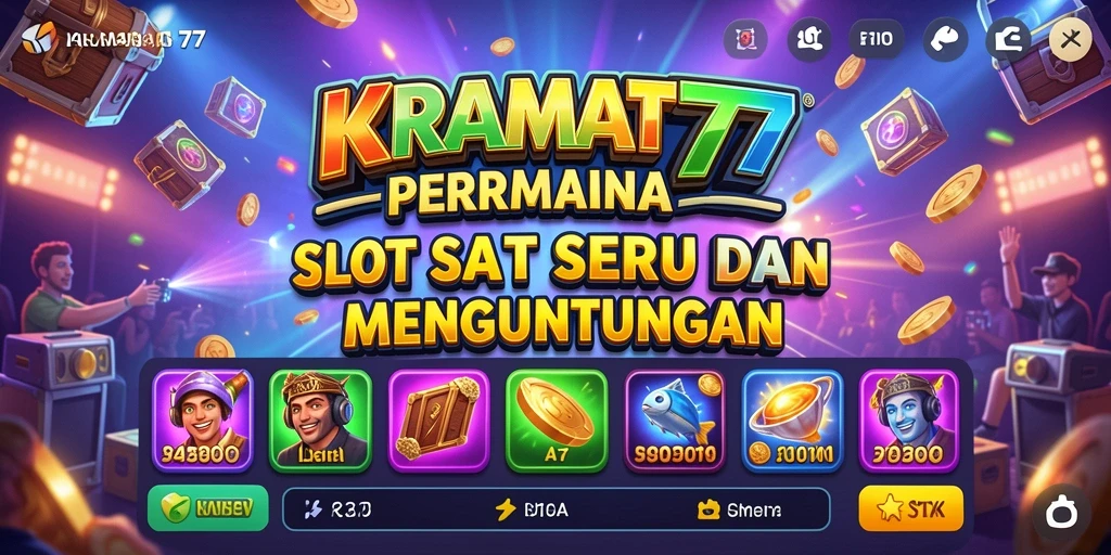Gameplay slot KRAMAT77 yang seru dan menggiurkan.