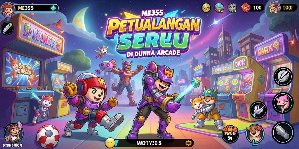 Tampilan gameplay yang seru dan penuh aksi dari ME355.