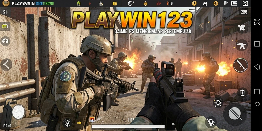Tampilan gameplay seru dan mendebarkan dari PLAYWIN123.