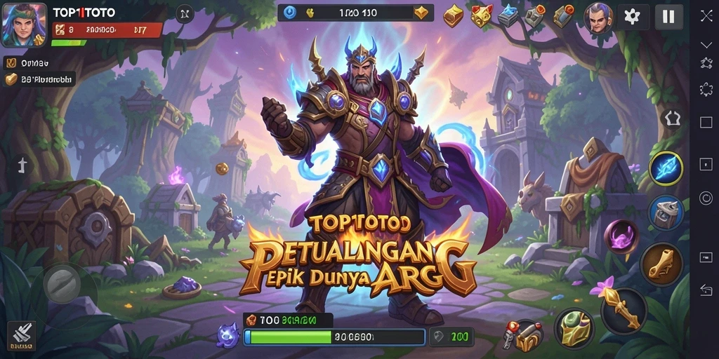 Screenshot gameplay ARPG penuh aksi di TOP1TOTO.
